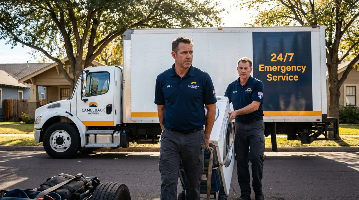 CamelBack Moving crew loading furniture in Rio Grande City, TX